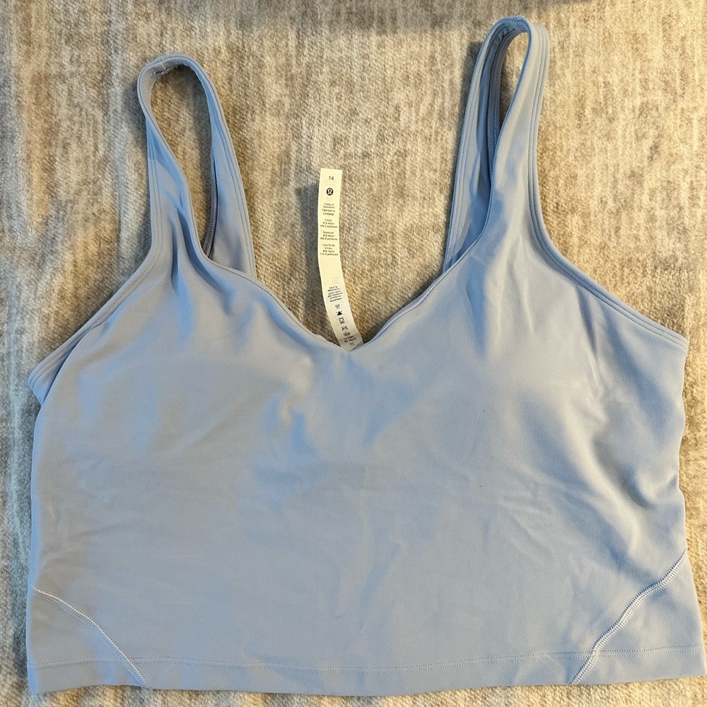 Baby blue align tank brand new